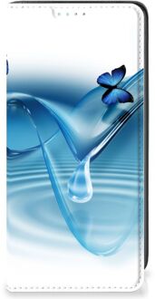 B2Ctelecom Telefoonhoesje Portemonnee Samsung Galaxy A41 Smart Cover Vlinders