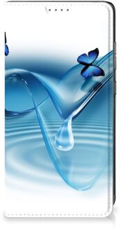 B2Ctelecom Telefoonhoesje Portemonnee Samsung Galaxy A52 Smart Cover Vlinders