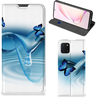 B2Ctelecom Telefoonhoesje Portemonnee Samsung Galaxy Note 10 Lite Smart Cover Vlinders