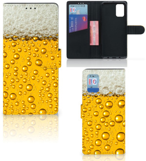 B2Ctelecom Telefoonhoesje Samsung Galaxy A02s Flip Cover Samsung M02s Flip Cover Valentijn Cadeautje hem Bier