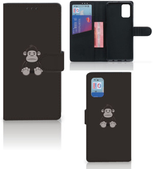 B2Ctelecom Telefoonhoesje Samsung Galaxy A02s Flip Cover Samsung M02s Wallet Book Case Verjaardagscadeau Gorilla