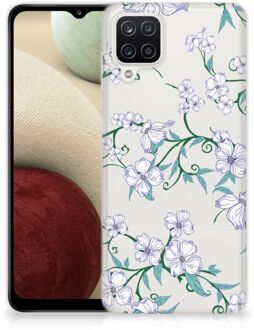 B2Ctelecom Telefoonhoesje Samsung Galaxy A12 Foto hoesje Blossom White