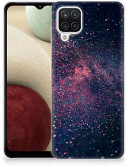 B2Ctelecom Telefoonhoesje Samsung Galaxy A12 TPU Siliconen Hoesje met Foto Stars