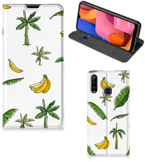 B2Ctelecom Telefoonhoesje Samsung Galaxy A20s Beschermhoes Banana Tree