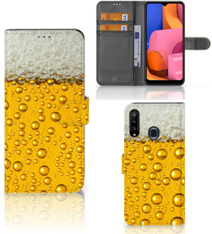 B2Ctelecom Telefoonhoesje Samsung Galaxy A20s Flip Cover Valentijn Cadeautje hem Bier