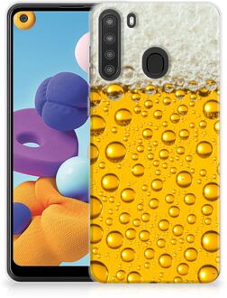 B2Ctelecom Telefoonhoesje Samsung Galaxy A21 Silicone Back Cover Bier