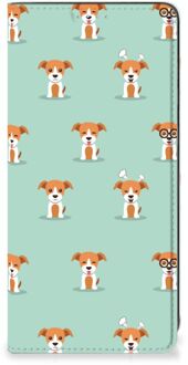 B2Ctelecom Telefoonhoesje Samsung Galaxy A21s Bookcase Pups