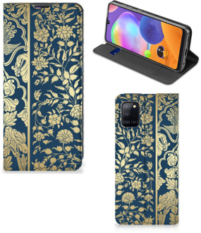 B2Ctelecom Telefoonhoesje Samsung Galaxy A31 Foto hoesje Golden Flowers