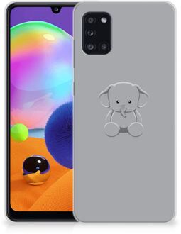 B2Ctelecom Telefoonhoesje Samsung Galaxy A31 Hippe Hoesjes Baby Olifant