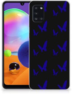 B2Ctelecom Telefoonhoesje Samsung Galaxy A31 TPU Silicone Hoesje Vlinder Patroon