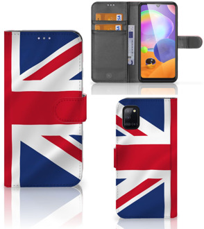 B2Ctelecom Telefoonhoesje Samsung Galaxy A31 Wallet Book Case Groot-Brittannië