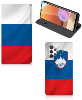 B2Ctelecom Telefoonhoesje Samsung Galaxy A32 4G Beschermhoes Sloveense Vlag