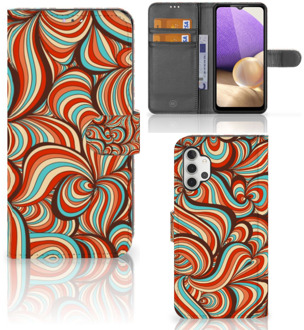 B2Ctelecom Telefoonhoesje Samsung Galaxy A32 4G Book Case Retro