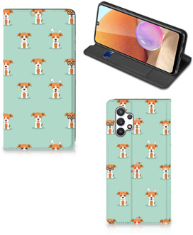 B2Ctelecom Telefoonhoesje Samsung Galaxy A32 4G Bookcase Pups