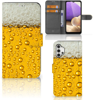 B2Ctelecom Telefoonhoesje Samsung Galaxy A32 4G Flip Cover Valentijn Cadeautje hem Bier