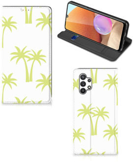 B2Ctelecom Telefoonhoesje Samsung Galaxy A32 4G Magnet Case Palmtrees