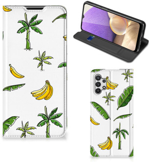 B2Ctelecom Telefoonhoesje Samsung Galaxy A32 5G Beschermhoes Banana Tree