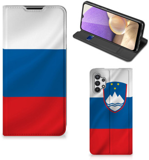 B2Ctelecom Telefoonhoesje Samsung Galaxy A32 5G Beschermhoes Sloveense Vlag