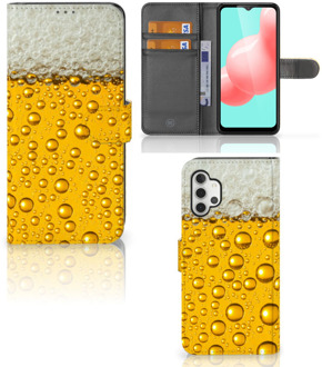 B2Ctelecom Telefoonhoesje Samsung Galaxy A32 5G Flip Cover Valentijn Cadeautje hem Bier