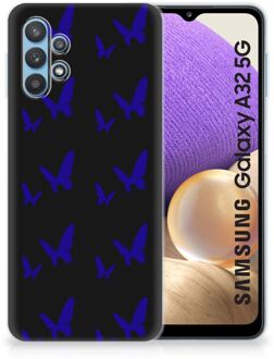 B2Ctelecom Telefoonhoesje Samsung Galaxy A32 5G TPU Silicone Hoesje Vlinder Patroon