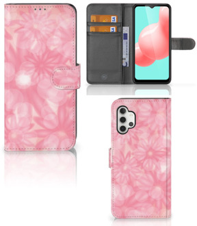 B2Ctelecom Telefoonhoesje Samsung Galaxy A32 5G Wallet Book Case Spring Flowers