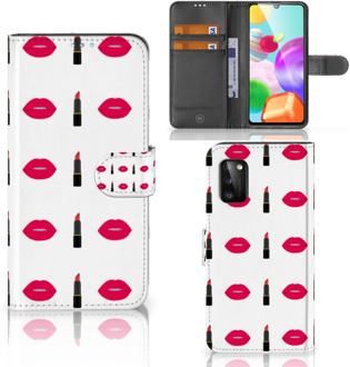 B2Ctelecom Telefoonhoesje Samsung Galaxy A41 Beschermhoes Lipstick Kiss