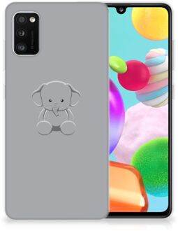 B2Ctelecom Telefoonhoesje Samsung Galaxy A41 Hippe Hoesjes Baby Olifant