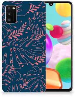 B2Ctelecom Telefoonhoesje Samsung Galaxy A41 Silicone Back Cover Palm Leaves