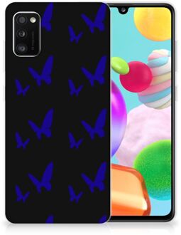 B2Ctelecom Telefoonhoesje Samsung Galaxy A41 TPU Silicone Hoesje Vlinder Patroon