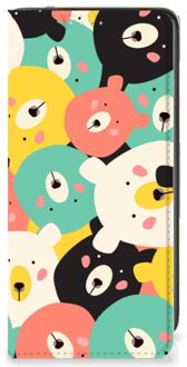 B2Ctelecom Telefoonhoesje Samsung Galaxy A41 Wallet Bookcase Bears