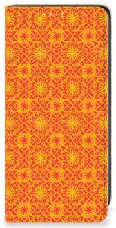 B2Ctelecom Telefoonhoesje Samsung Galaxy A41 Wallet Case Batik Orange