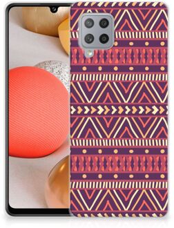 B2Ctelecom Telefoonhoesje Samsung Galaxy A42 Leuk TPU Backcase Aztec Purple