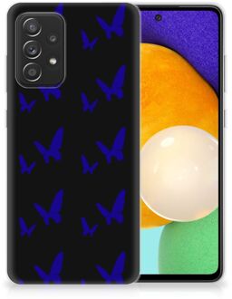 B2Ctelecom Telefoonhoesje Samsung Galaxy A52 (5G/4G) TPU Silicone Hoesje Vlinder Patroon