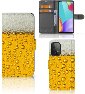 B2Ctelecom Telefoonhoesje Samsung Galaxy A52 Flip Cover Valentijn Cadeautje hem Bier