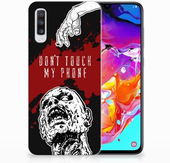 B2Ctelecom Telefoonhoesje Samsung Galaxy A70 Design Zombie Blood