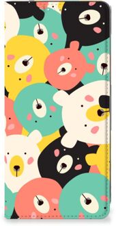 B2Ctelecom Telefoonhoesje Samsung Galaxy A71 Wallet Bookcase Bears