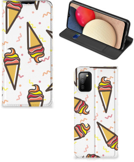 B2Ctelecom Telefoonhoesje Samsung Galaxy M02s | A02s Beschermhoes Icecream