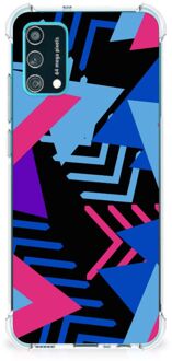 B2Ctelecom Telefoonhoesje  Samsung Galaxy M02s | A02s TPU Case met transparante rand Funky Triangle