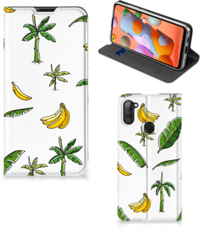 B2Ctelecom Telefoonhoesje Samsung Galaxy M11 | A11 Beschermhoes Banana Tree