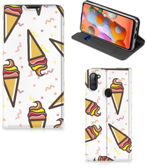 B2Ctelecom Telefoonhoesje Samsung Galaxy M11 | A11 Beschermhoes Icecream