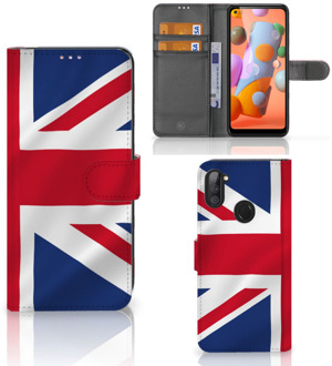 B2Ctelecom Telefoonhoesje Samsung Galaxy M11 | A11 Wallet Book Case Groot-Brittannië