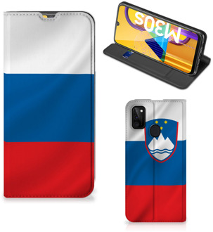 B2Ctelecom Telefoonhoesje Samsung Galaxy M21 Beschermhoes Sloveense Vlag