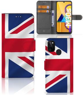 B2Ctelecom Telefoonhoesje Samsung Galaxy M21 Wallet Book Case Groot-Brittannië