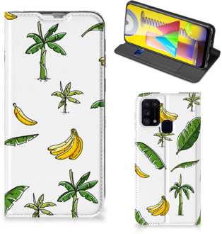 B2Ctelecom Telefoonhoesje Samsung Galaxy M31 Beschermhoes Banana Tree