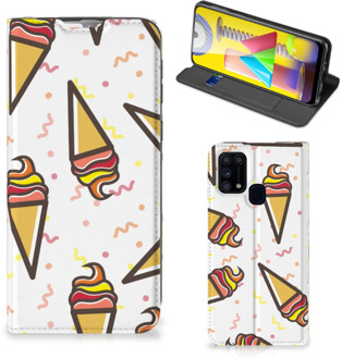 B2Ctelecom Telefoonhoesje Samsung Galaxy M31 Beschermhoes Icecream