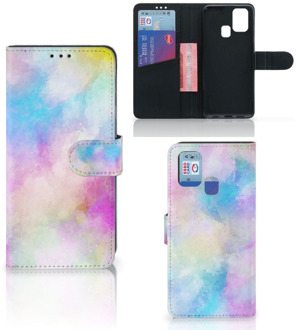 B2Ctelecom Telefoonhoesje Samsung Galaxy M31 Bookcase Personaliseren Watercolor Light