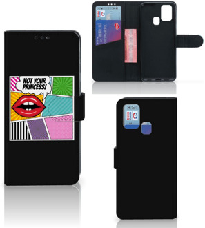 B2Ctelecom Telefoonhoesje Samsung Galaxy M31 Bookcase Popart Princess