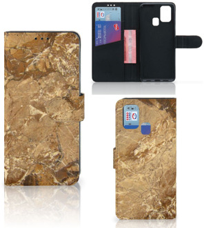 B2Ctelecom Telefoonhoesje Samsung Galaxy M31 Mobiel Case Marmer