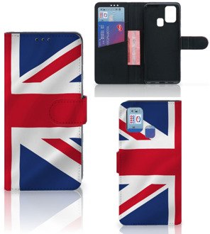 B2Ctelecom Telefoonhoesje Samsung Galaxy M31 Wallet Book Case Groot-Brittannië