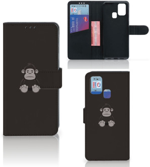 B2Ctelecom Telefoonhoesje Samsung Galaxy M31 Wallet Book Case Verjaardagscadeau Gorilla